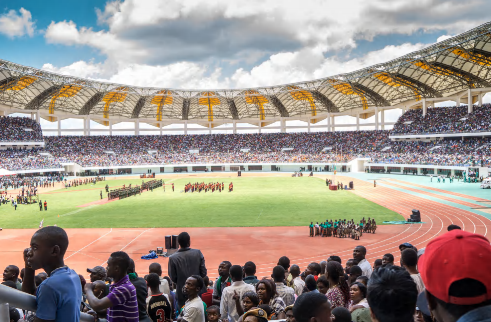援赞比亚卢萨卡国家体育场